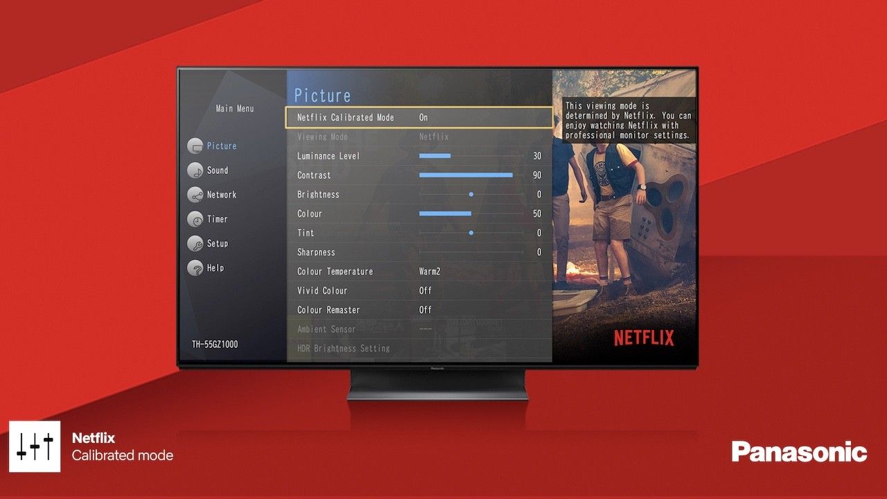 Panasonic kündigt Netflix Calibrated Mode an